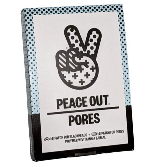 Peace Out Pores Patches for Blackheads and Pores with Vitamin A and DMAE 4 Each - Picture 1 of 2